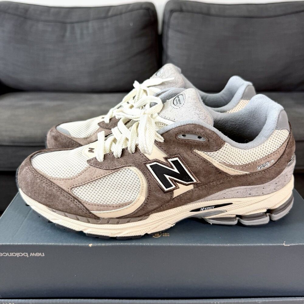 New Balance 2002R "Emerging Brown Pack" Suede Low Top Sneaker Men's Size 13